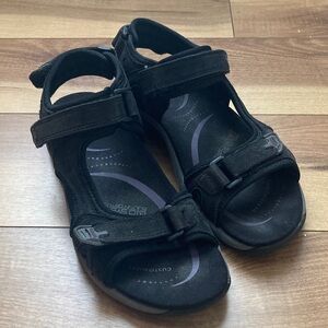 Abeo Black Huntington Walking Sandals